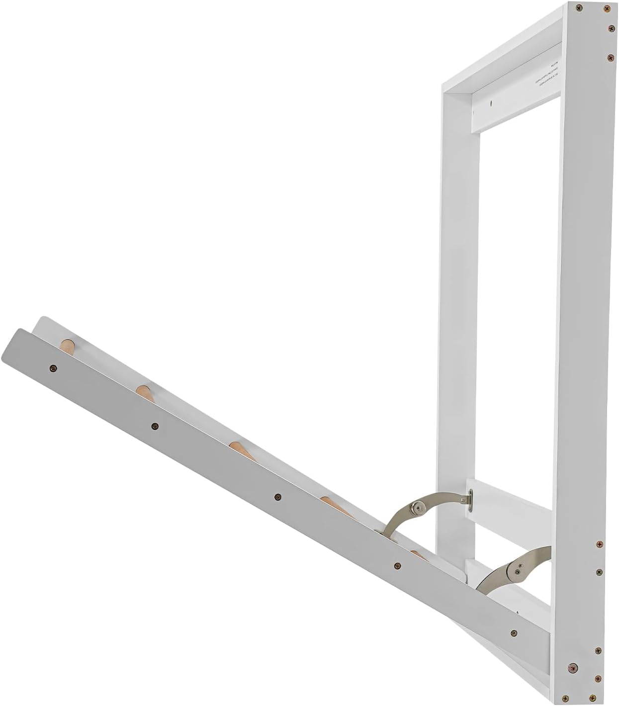 Clothes Drying Rack for Laundry Foldable Wooden Wall Mounted Clothing Dryer Rack for Home Laundry Room Bathroom Indoor Use